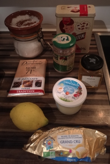 Ingredients pour réaliser de bonnes truffes au chocolat